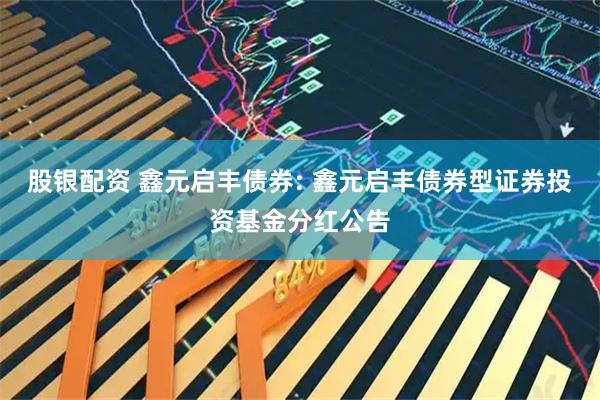 股银配资 鑫元启丰债券: 鑫元启丰债券型证券投资基金分红公告