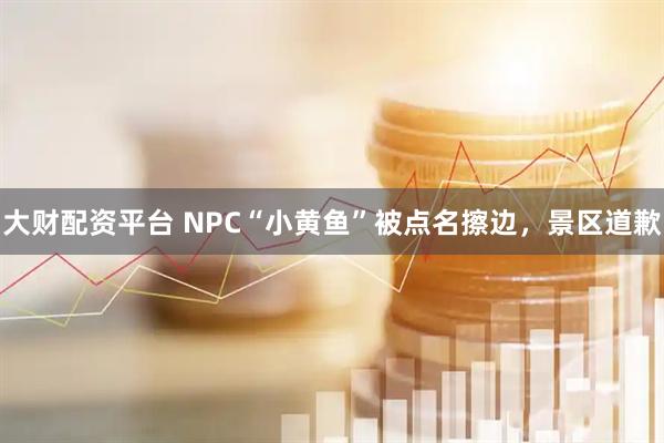大财配资平台 NPC“小黄鱼”被点名擦边，景区道歉